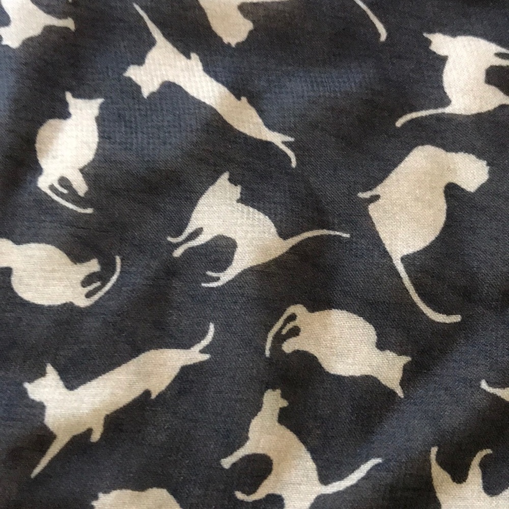 🐾Cat scarf, black and gray sheer🐾